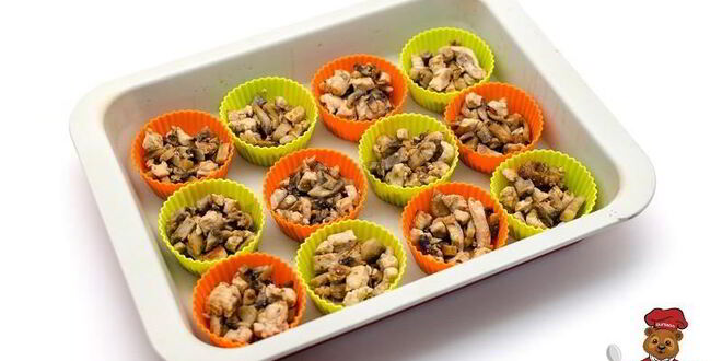 Рецепт жульена с курицей и грибами в духовке