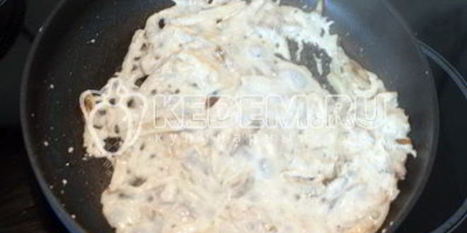 Рецепт жульена с курицей и грибами