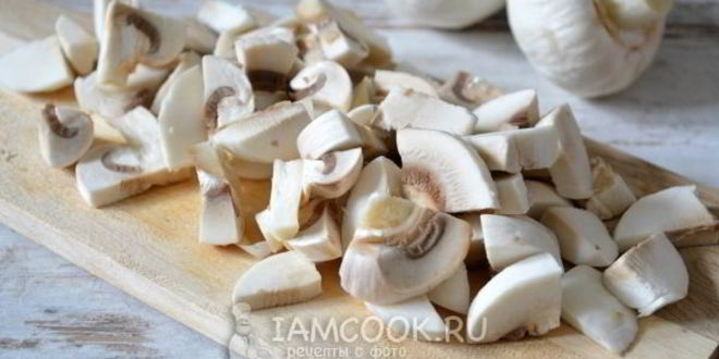 Рецепт жульена с курицей и шампиньонами в духовке