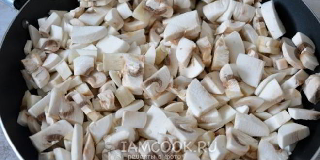 Рецепт жульена с курицей и шампиньонами в духовке