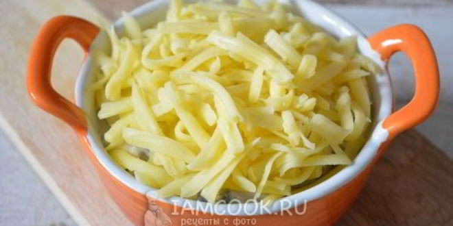 Рецепт жульена с курицей и шампиньонами в духовке