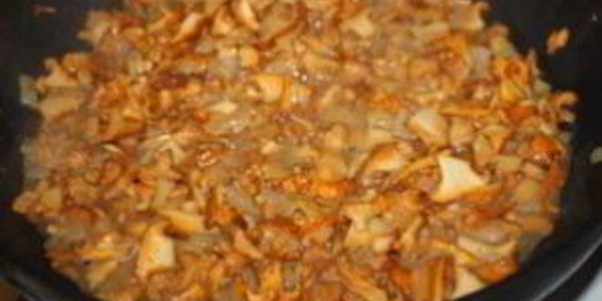 Рецепт жульена с лисичками