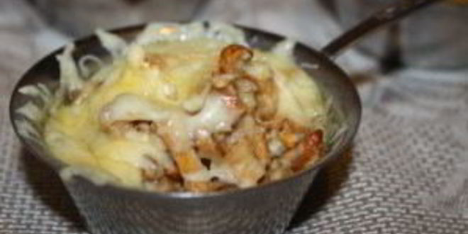 Рецепт жульена с лисичками