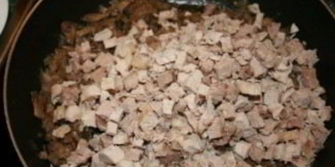 Рецепт жульена со свининой и грибами