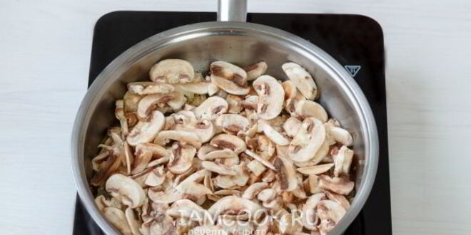 Рецепт жульена в булочках