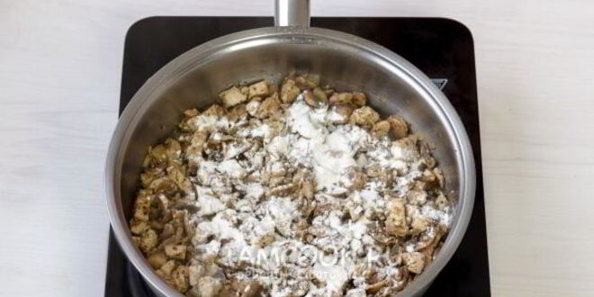 Рецепт жульена в булочках