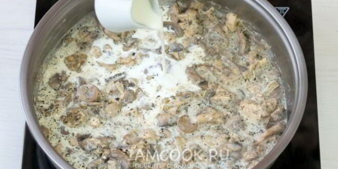 Рецепт жульена в булочках