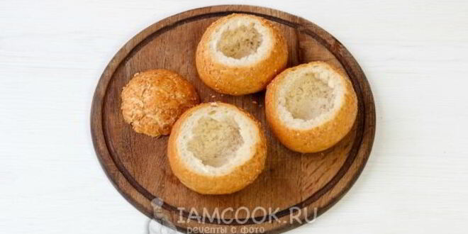 Рецепт жульена в булочках