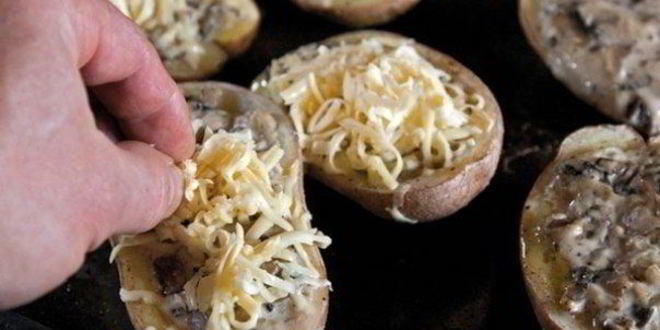 Рецепт жульена в картофеле