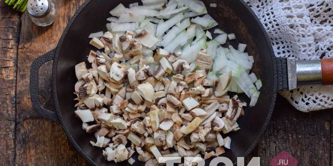 Рецепт жульена в картошке