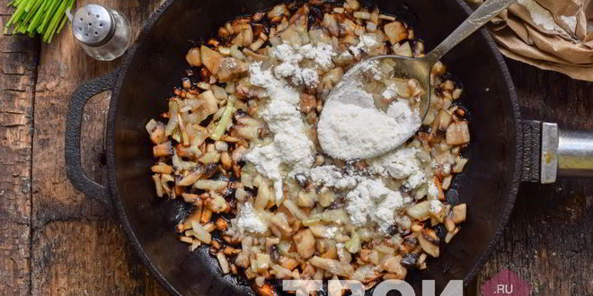 Рецепт жульена в картошке