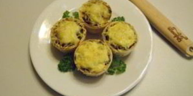 Рецепт жульена в тарталетках с грибами