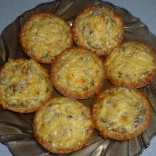 Рецепт Жульена в тарталетках в микроволновке