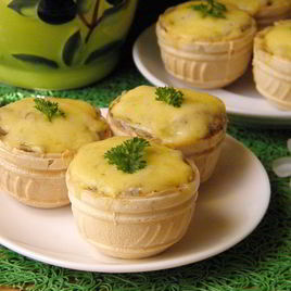 Рецепт Жульена в тарталетках