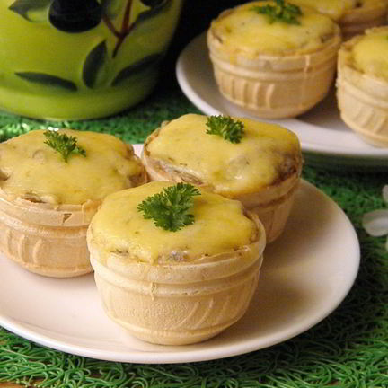 Рецепт Жульена в тарталетках