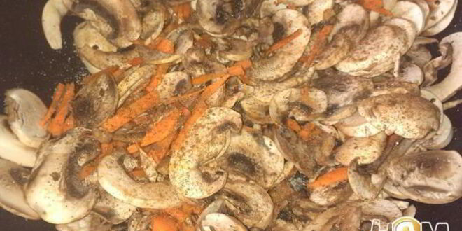 Рецепт жюльена-фьюжна из гречки с грибами