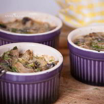 Жюльен из индейки и грибов