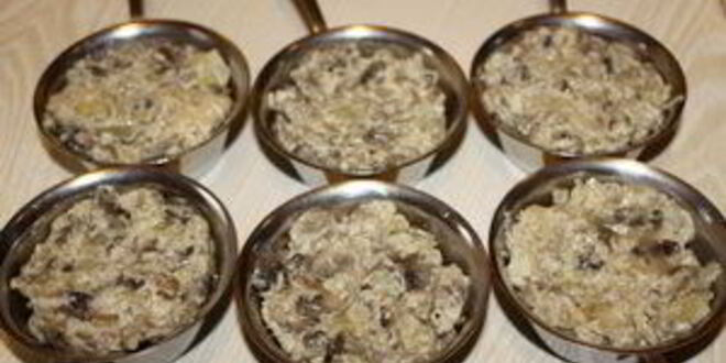 Рецепт жюльена с курицей и шампиньонами