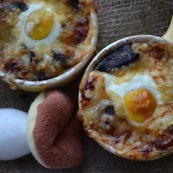 Рецепт Жюльена с перепелиными яйцами