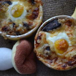 Рецепт Жюльена с перепелиными яйцами