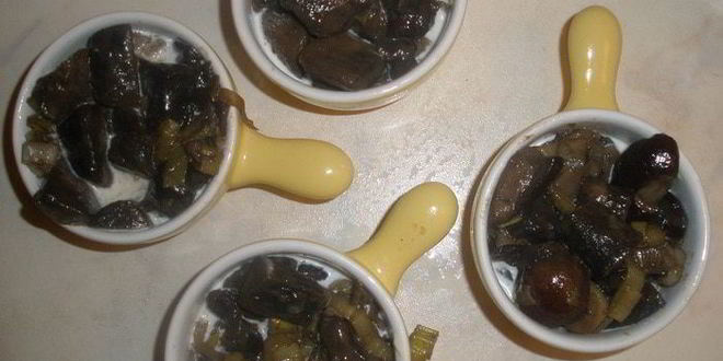 Рецепт жюльена с перепелиными яйцами