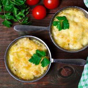 Рецепт Жюльена с рыбой по-средиземноморски