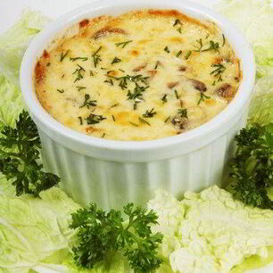 Рецепт Жюльена с ветчиной и грибами