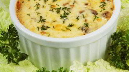 Рецепт Жюльена с ветчиной и грибами