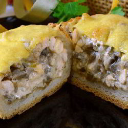 Рецепт Жюльена в булочке