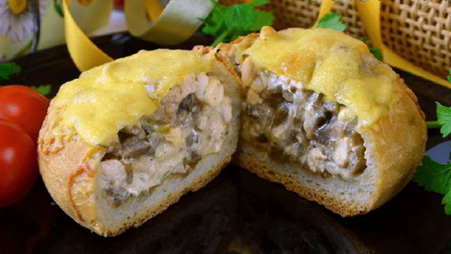 Рецепт жюльена в булочке