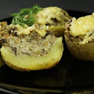 Рецепт Жюльена в картофеле