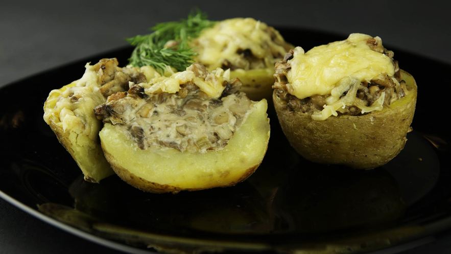 Рецепт жюльена в картофеле