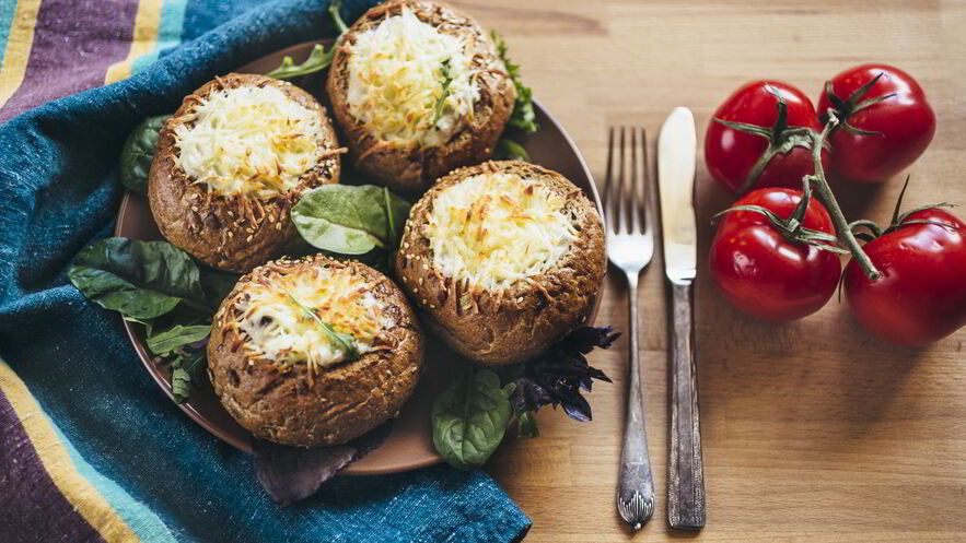 Рецепт жюльена в хрустящей булочке