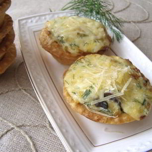 Рецепт Жюльена в корзинке