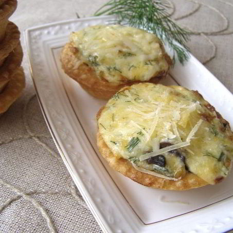 Рецепт Жюльена в корзинке