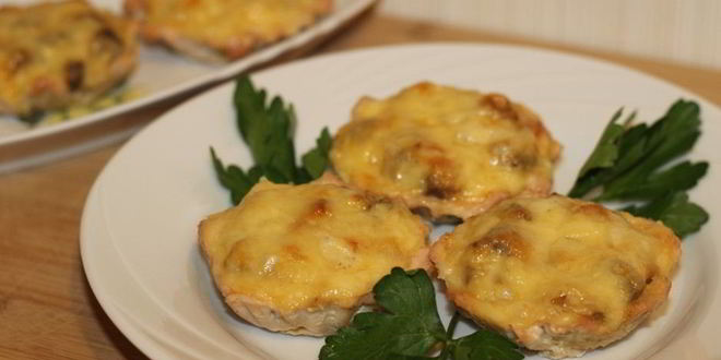 Рецепт жюльена в корзиночках из куриного филе